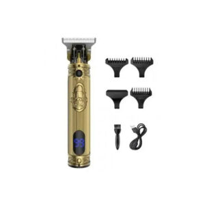 Kemei KM-700H Επαναφορτιζόμενη Κουρευτική Μηχανή Χρυσή
