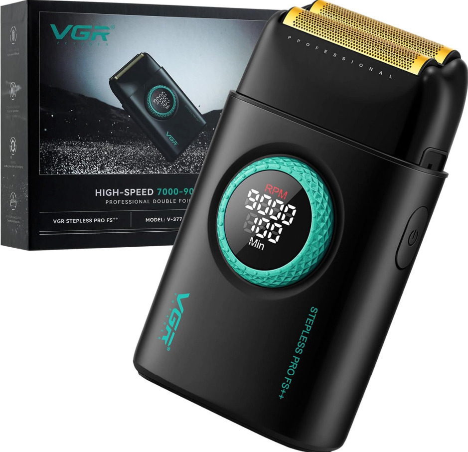 VGR V-377 Foil Ξυριστική Μηχανή Προσώπου Επαναφορτιζόμενη