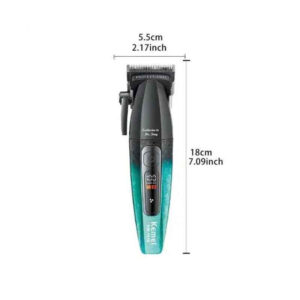 Kemei KM-1819 Επαγγελματική Κουρευτική Μηχανή Πράσινη