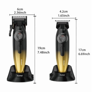 Kemei KM-1867 Επαγγελματικό Σετ Κουρευτικής Μηχανής Χρυσό